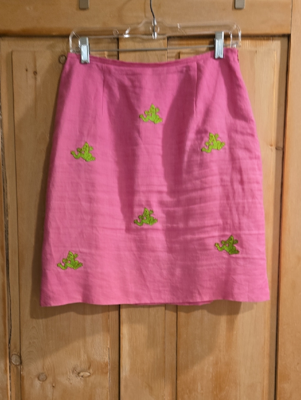 Pink Embroidered Skirt